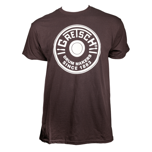 Gretsch Round Badge 100% Cotton T-Shirt, Black - GretschGear