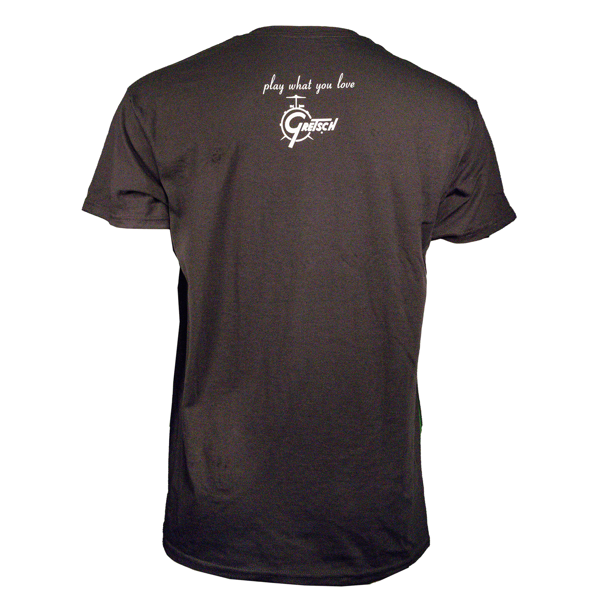 Gretsch Round Badge 100% Cotton T-Shirt, Black - GretschGear