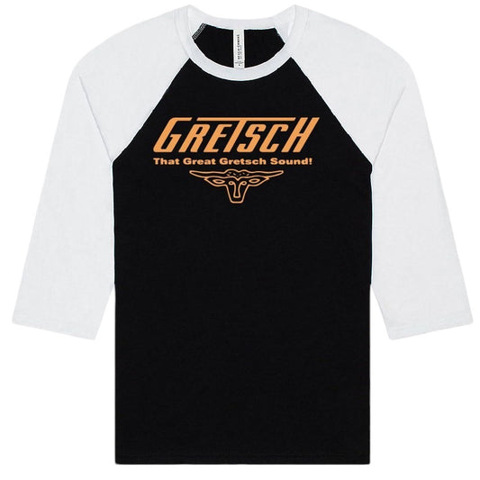 Gretsch Raglan 3/4 Sleeve Baseball T-Shirt