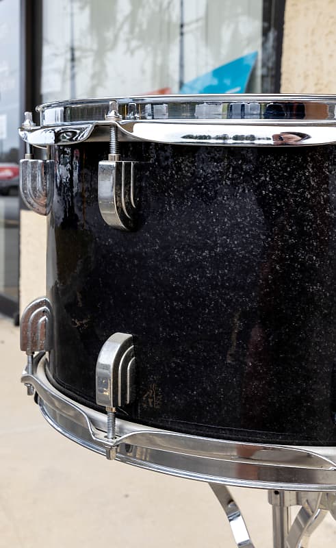 Leedy Broadway Standard 8 x 14 Black Sparkle Snare Drum 2003 - Black Sparkle